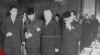 Presiden Sukarno di Soviet Rusia tanggal 25 April 1957. Tampak Presiden Sukarno beramah-tamah dengan Ketua Presidium Majelis Agung Tertinggi Soviet Rusia Klimént Yefrémovich Voroshílov