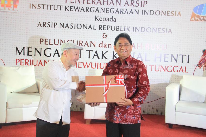ARSIP MILIK ORGANISASI MASYARAKAT INSITITUT KEWARGANEGARAAN INDONESIA (IKI) KINI BERADA DI ANRI