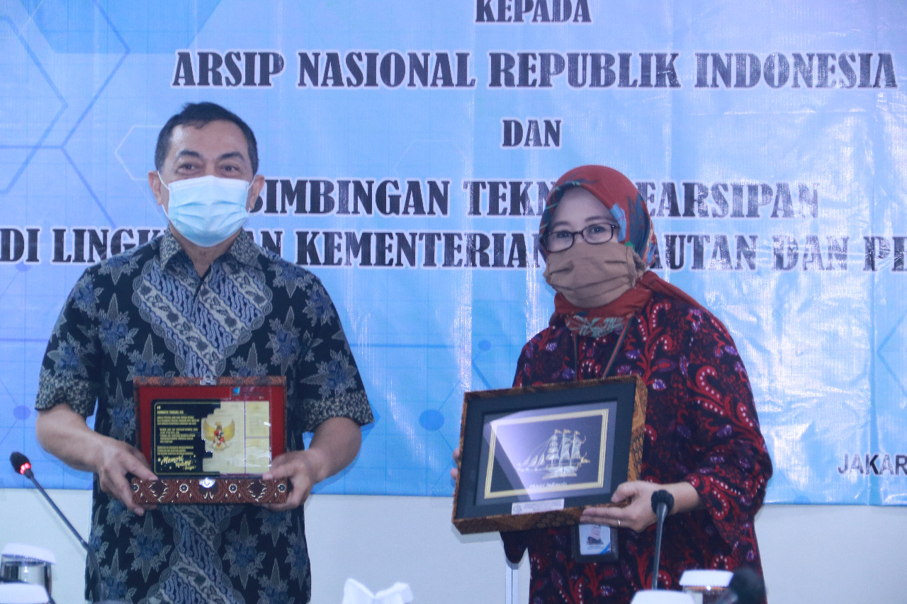 Serah Terima Arsip Statis Kementerian Kelautan dan Perikanan Republik Indonesia kepada Arsip Nasional Republik Indonesia