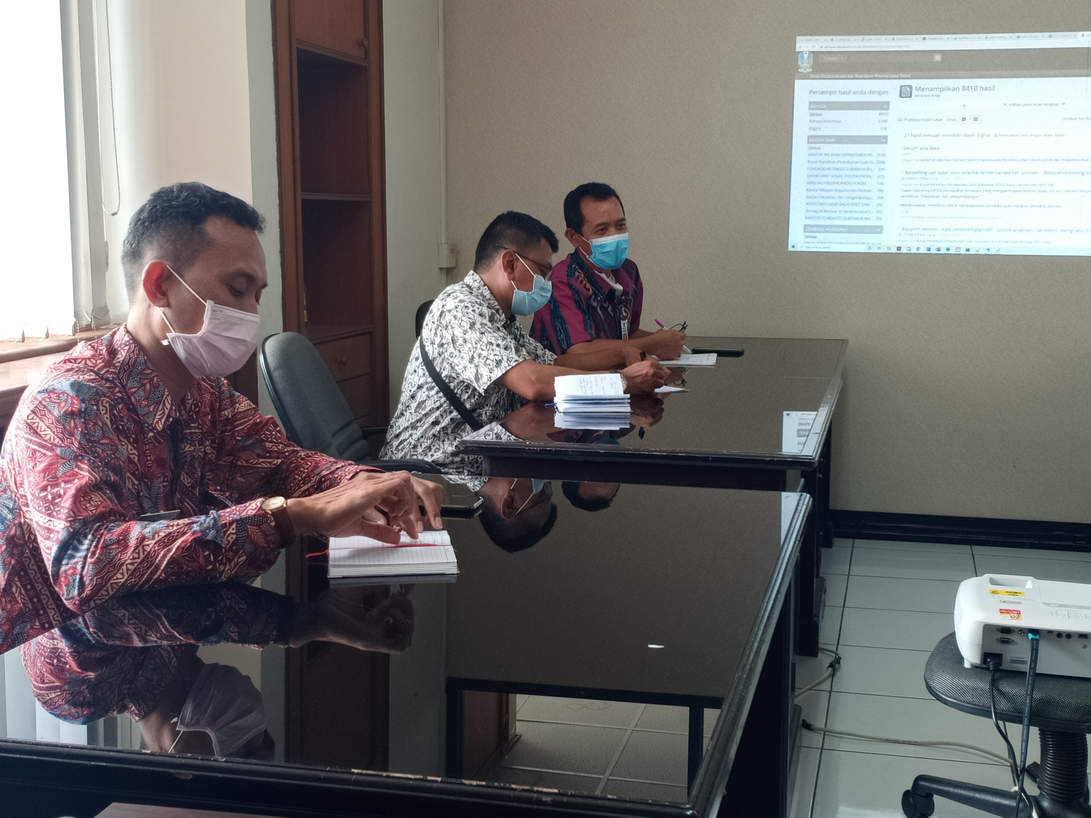Dinas Perpustakaan dan Kearsipan Provinsi Jawa Timur Laksanakan Konsultasi Teknis SIKN dan JIKN