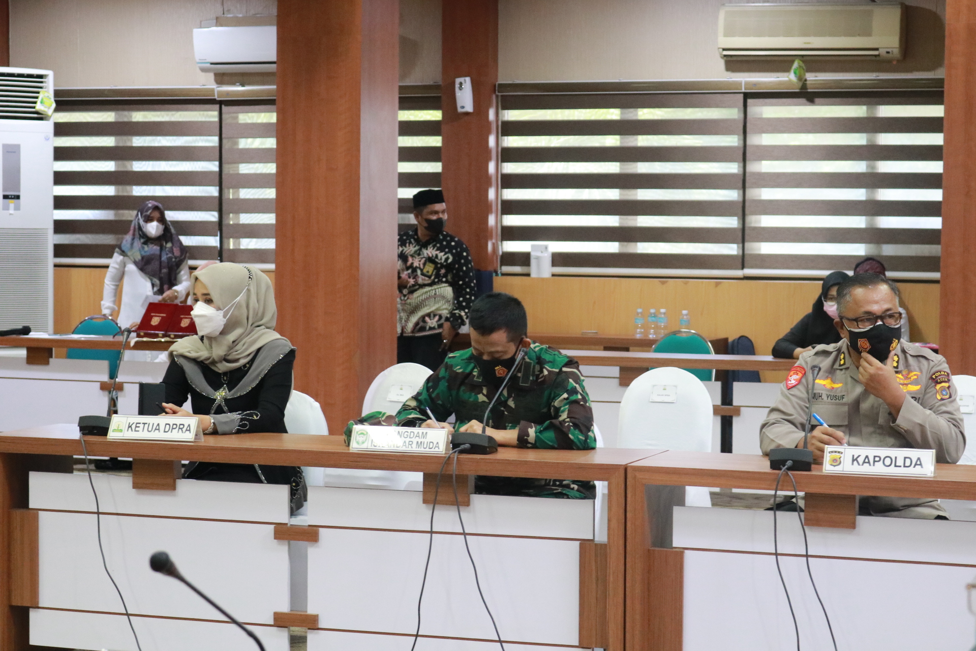 Audiensi Kepala ANRI, Kepala Perpustakaan Nasional RI dan Kepala BKN dengan Pemerintah Provinsi Aceh
