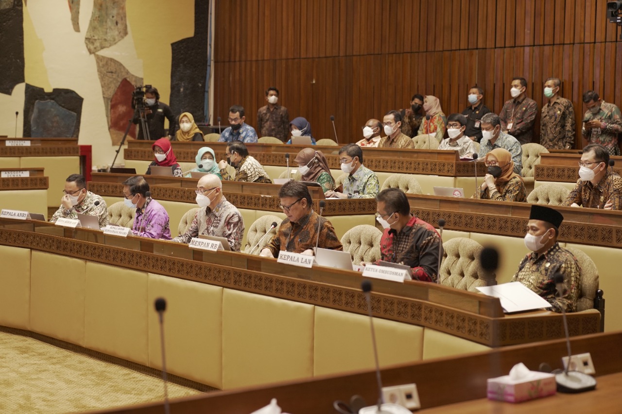 ANRI Melaksanakan Rapat Dengar Pendapat (RDP) dengan Komisi 2 DPR RI