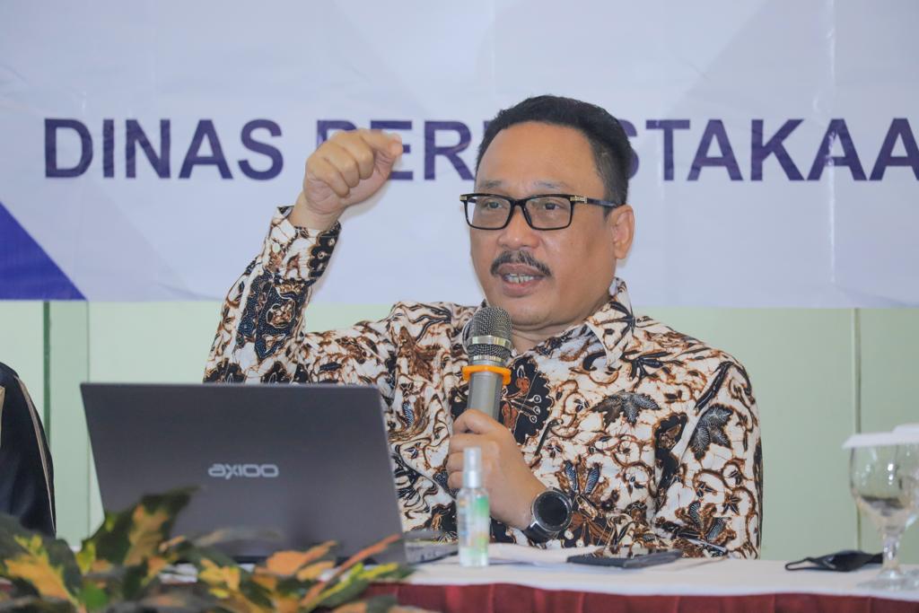 Kepala ANRI Membuka Acara Rakornis Bidang Perpustakaan dan Kearsipan Se-Aceh Tahun 2022.