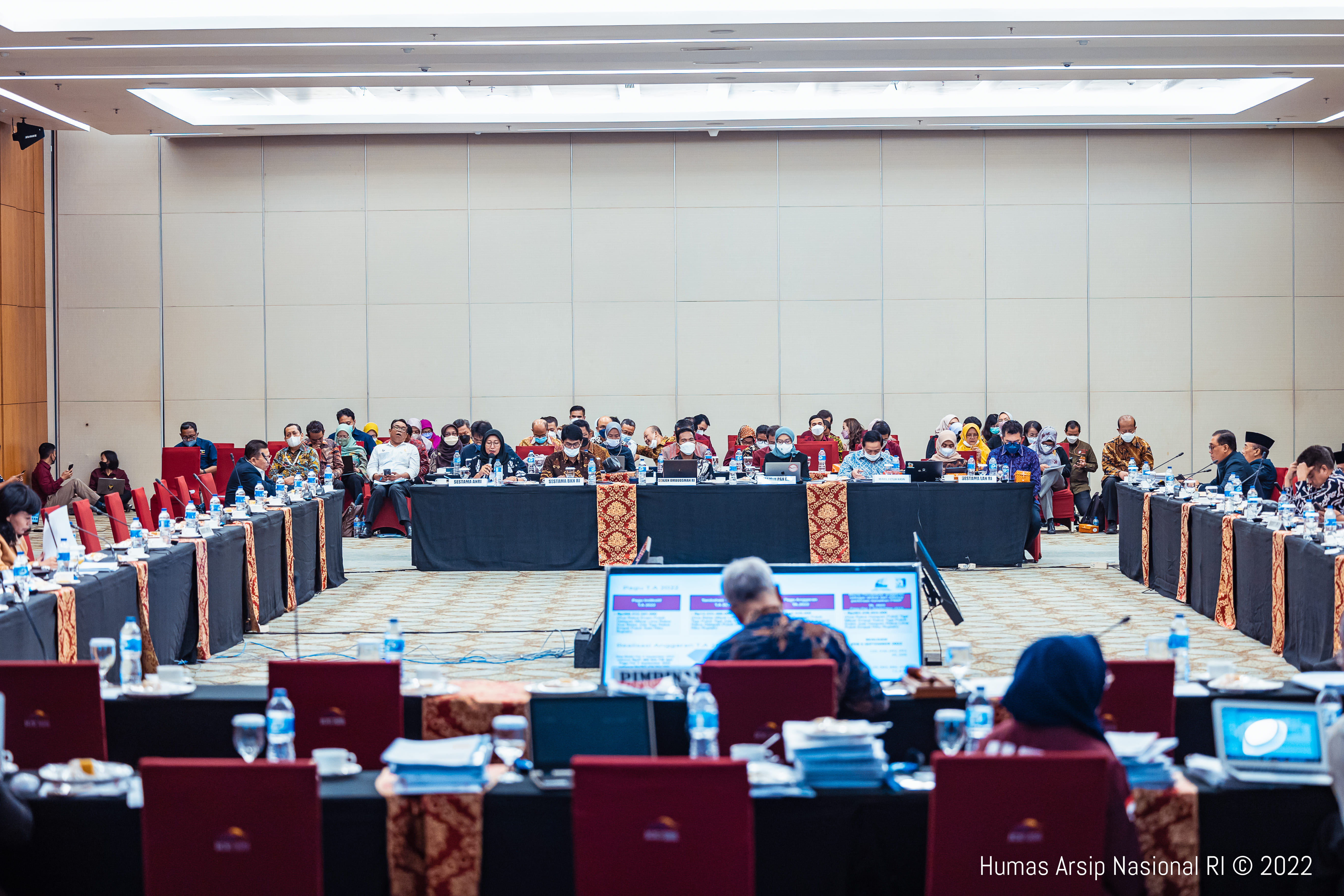 Rapat Dengar Pendapat (RDP) ANRI dengan Komisi 2 DPR RI Tahun 2022