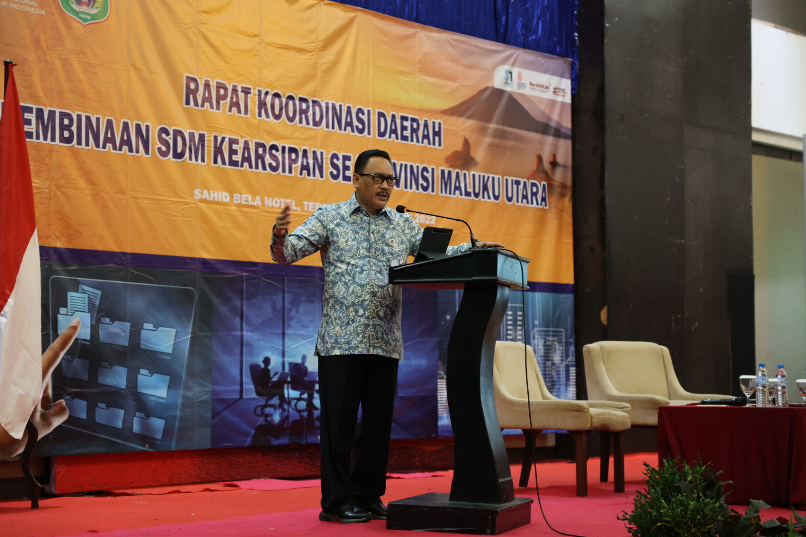 ANRI Gelar Rakorda Pembinaan SDM Kearsipan Se-Provinsi Maluku Utara