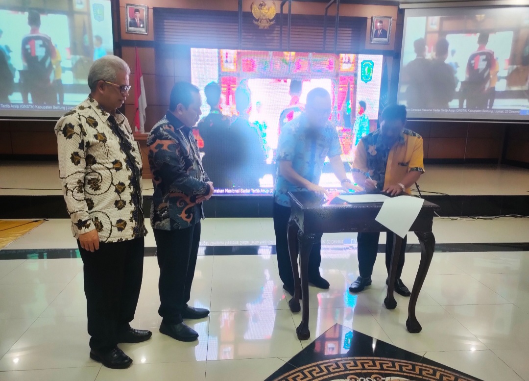 ANRI Serahkan Citra Daerah Kabupaten Belitung