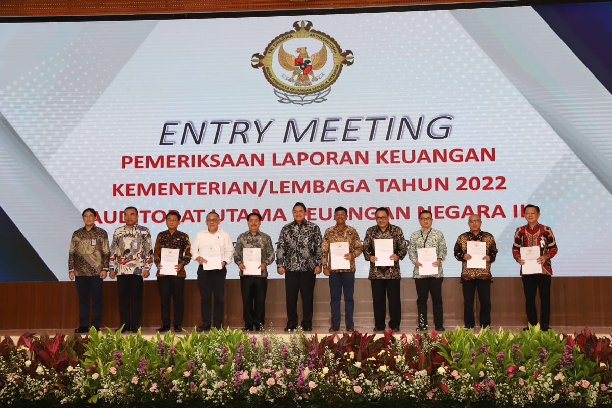Kepala ANRI Hadiri Entry Meeting Pemeriksaan Laporan Keuangan Tahun Anggaran 2022