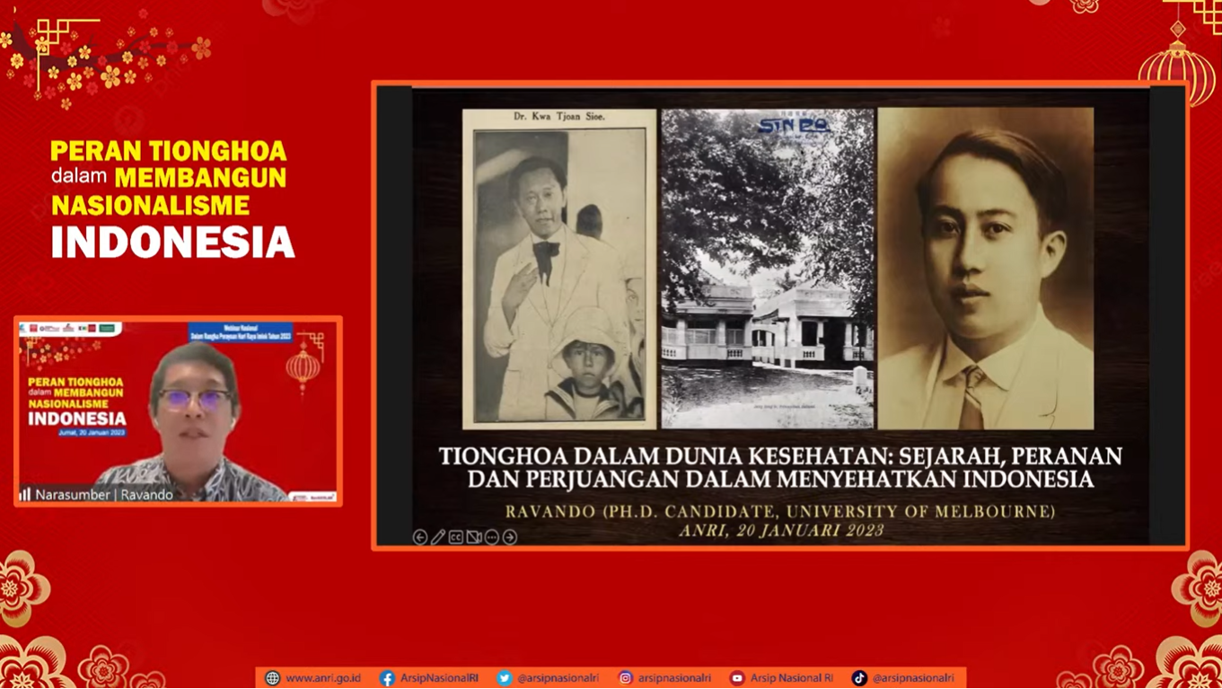 ANRI Selenggarakan Seminar dengan Tema "Peran Tionghoa dalam Membangun Nasionalisme Indonesia" dalam Rangka Hari Raya Imlek