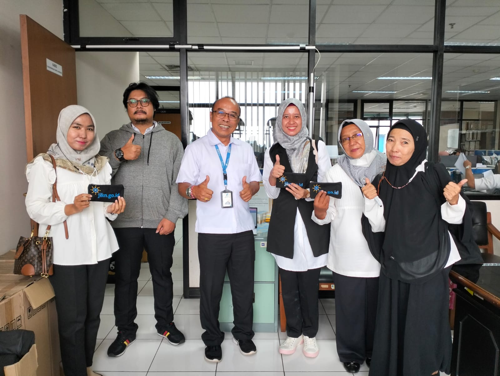 Para Srikandi SIKN Dinas Perpustakaan dan Kearsipan Kota Palembang konsultasi SIKN dan JIKN