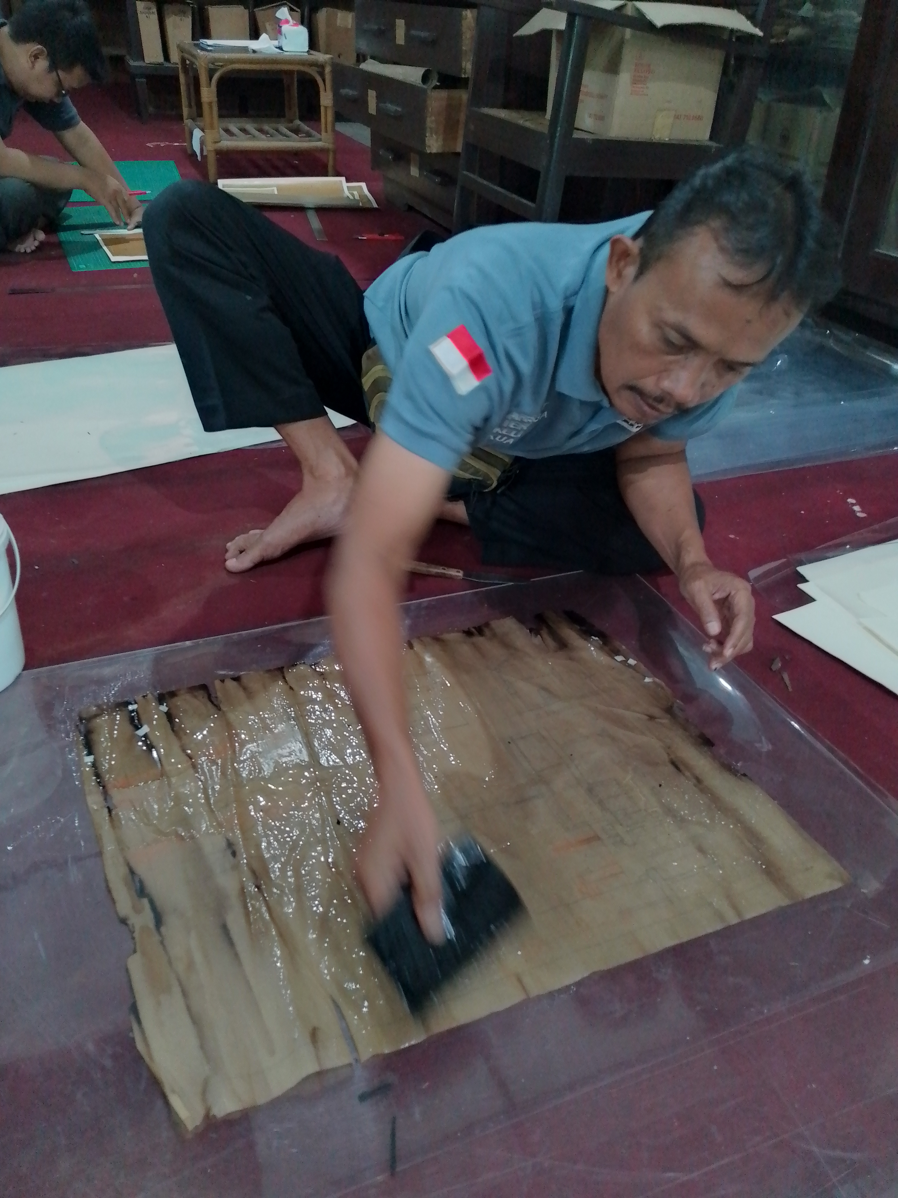 Restorasi Arsip di Rekso Pustoko Mangkunegaran Solo dan Bimtek Sosialisasi Laraska di Dispusip Kota Surakarta