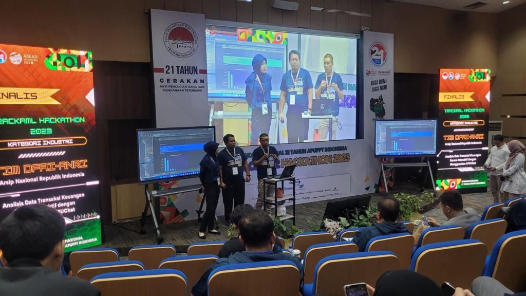 Tim DFAI-ANRI raih Juara II dalam TrackAML Hackathon PPATK 2023