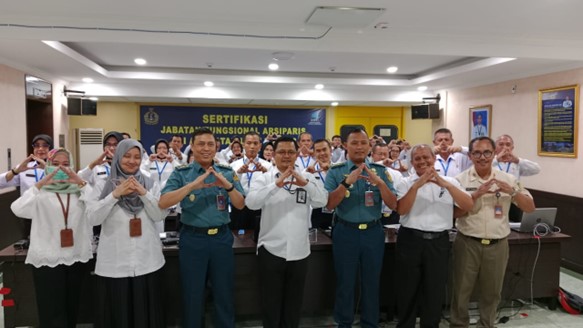 Sertifikasi Jabatan Fungsional Arsiparis di Lingkungan TNI Angkatan Laut