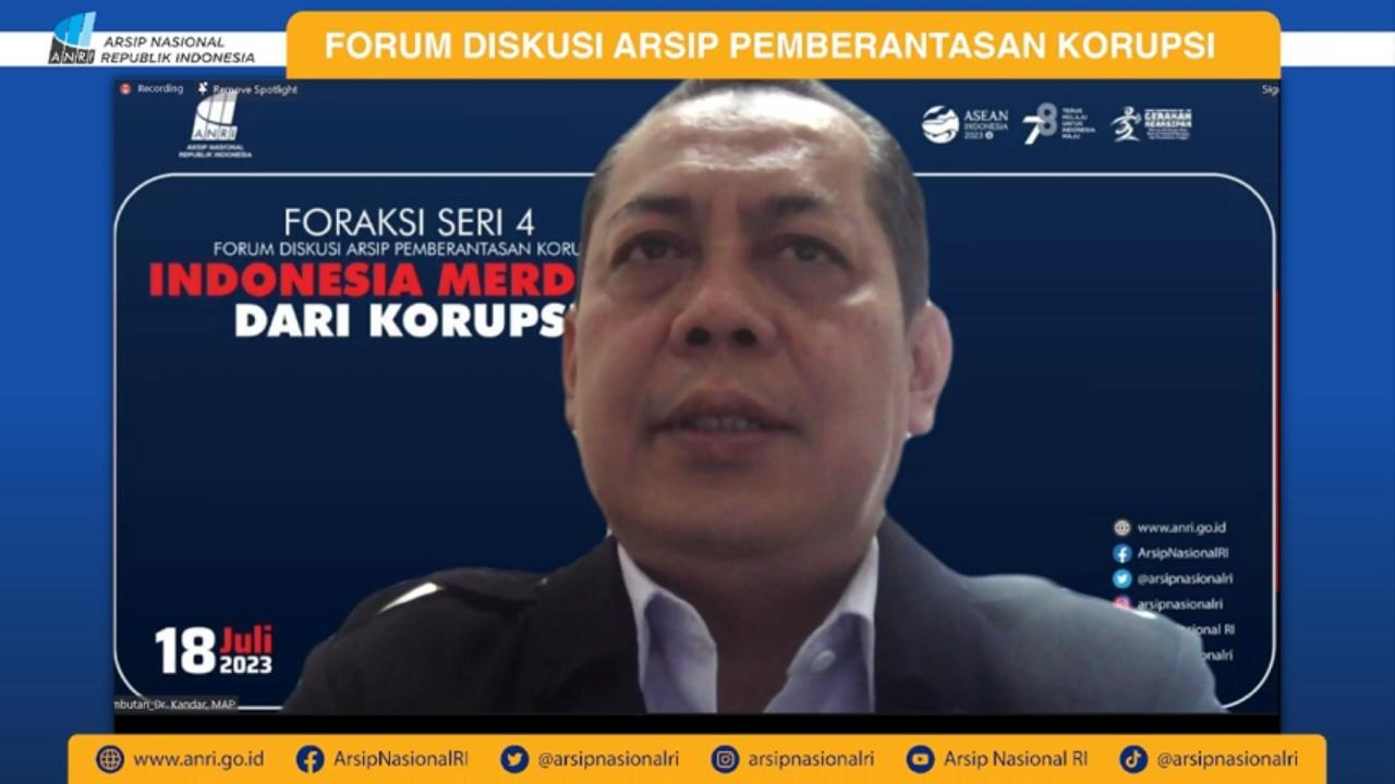 Forum Diskusi Arsip Pemberantasan Korupsi Seri 4: Indonesia Merdeka dari Korupsi