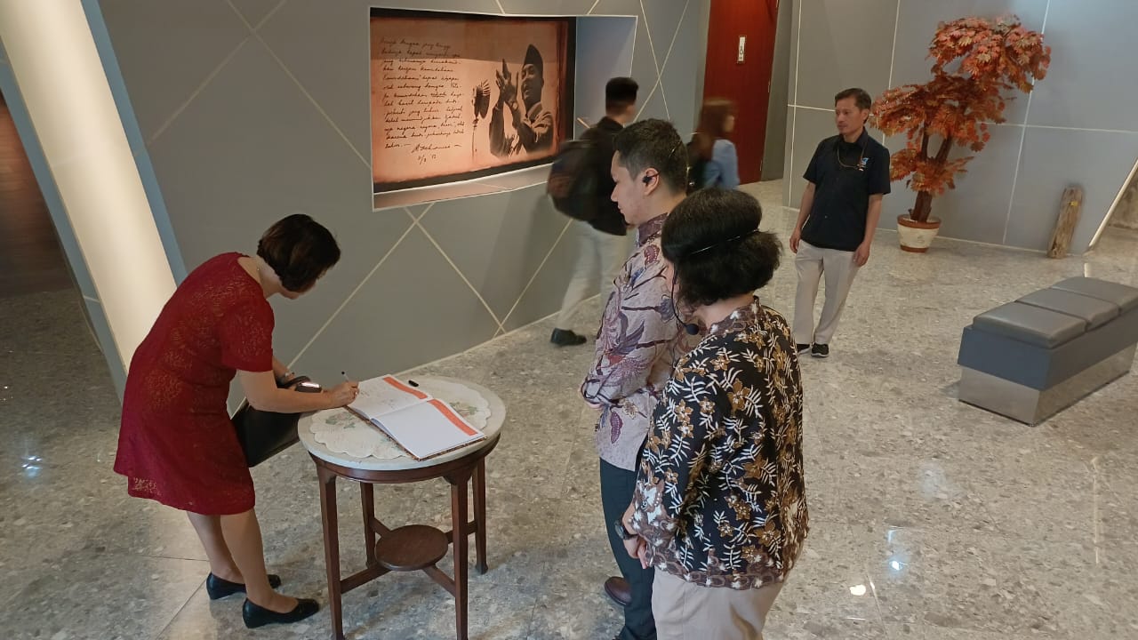 Pusdipres menerima kunjungan dari Delegasi Arsip Nasional di Kawasan Asia Tenggara