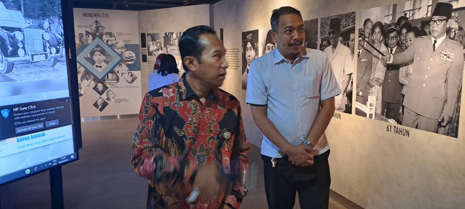 Deputi Bidang Pendidikan dan Pelatihan BPIP Kunjungi Pameran Tetap Presiden Pertama Ir. Sukarno