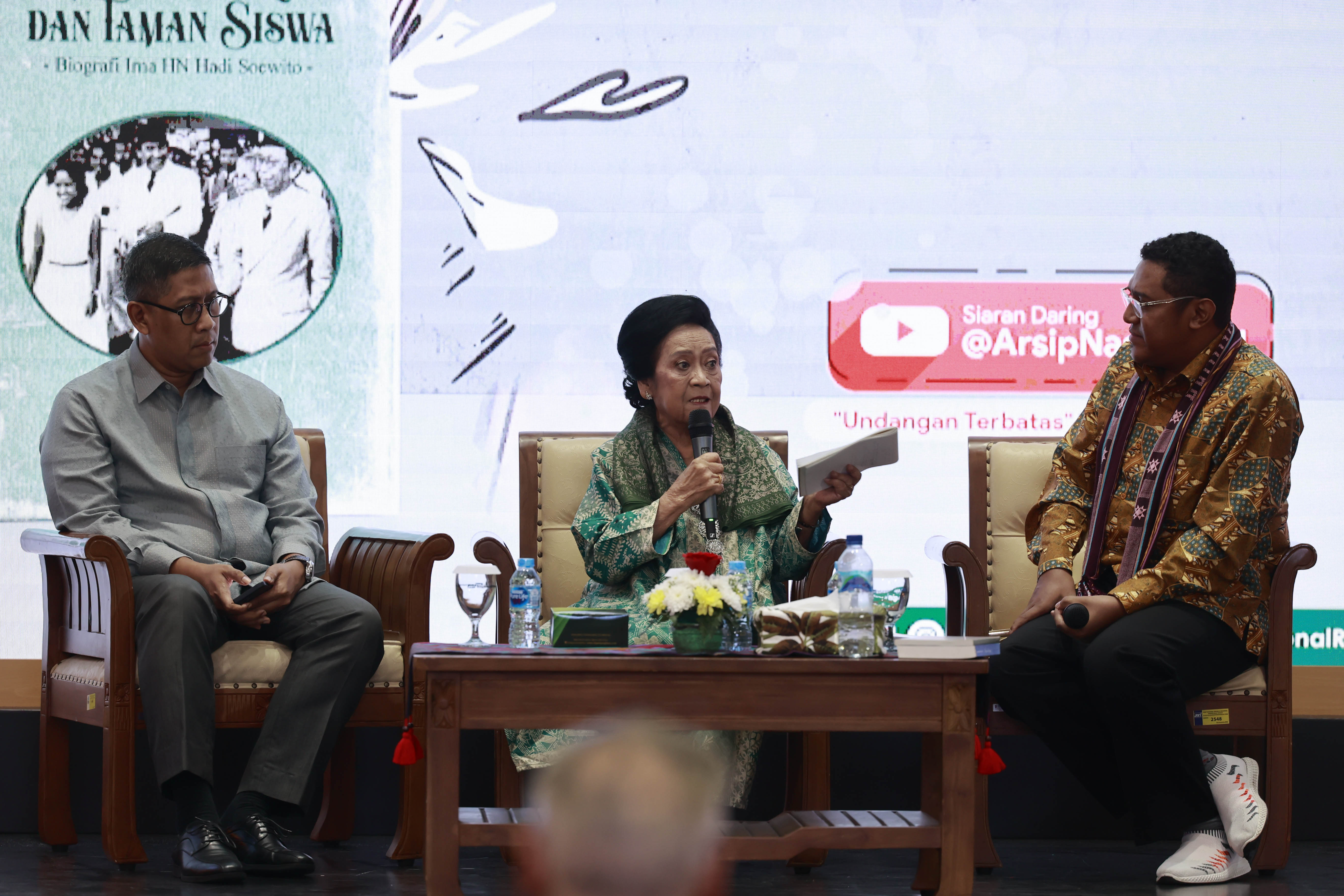 ANRI dan Penerbit KPG bekerjasama untuk menggelar Bincang Buku Untuk Bung Karno dan Taman Siswa