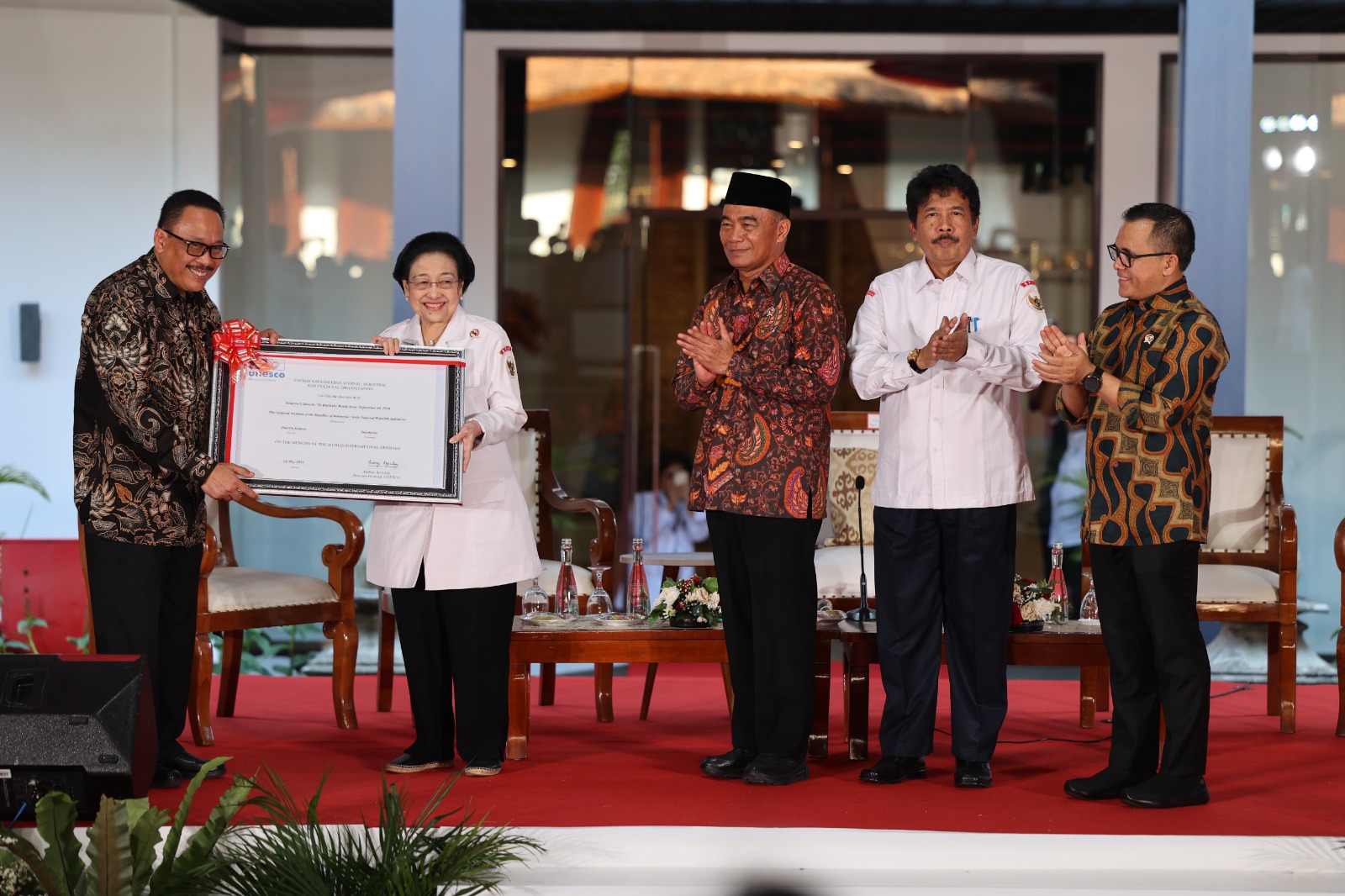 Presiden ke-5 RI Megawati Soekarnoputri Resmikan Pusat Studi Arsip Presiden Sukarno