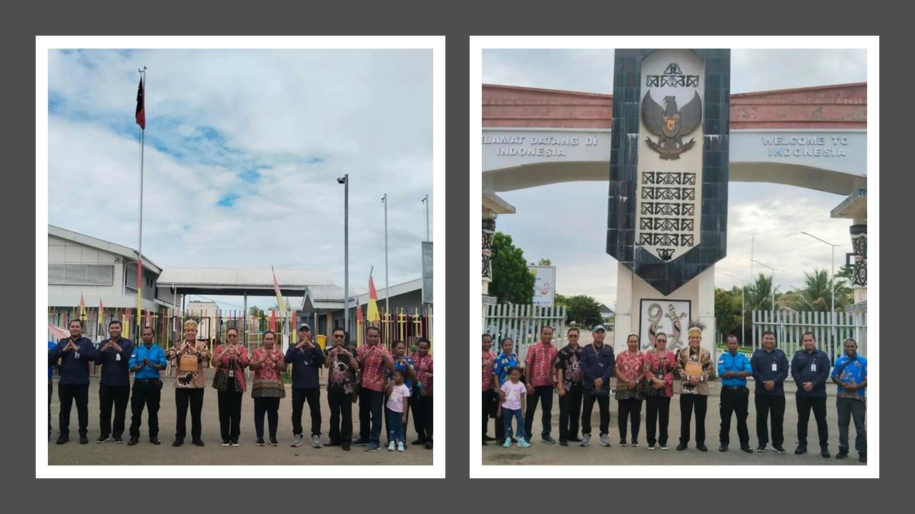 Kunjungan ANRI ke Perbatasan Skow, Menjajaki kerjasama galery arsip perbatasan di Papua