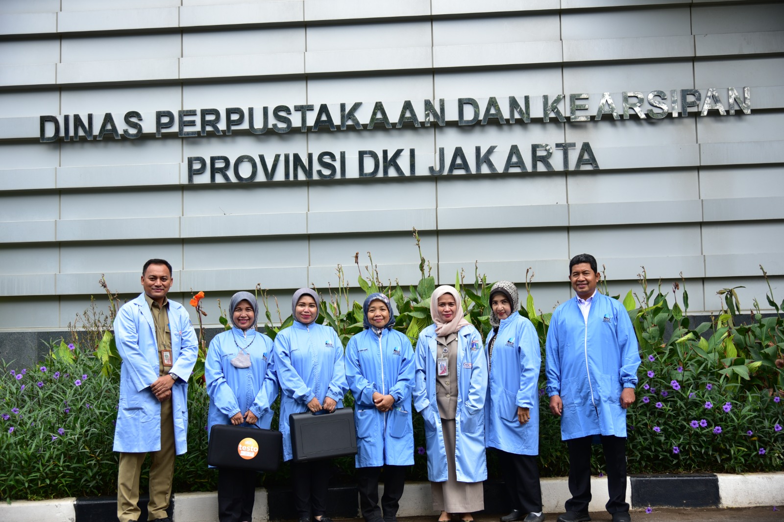 Tim ANRI Kenalkan kegiatan Penilaian Kerusakan Arsip Audio Visual di DISPUSIP DKI Jakarta