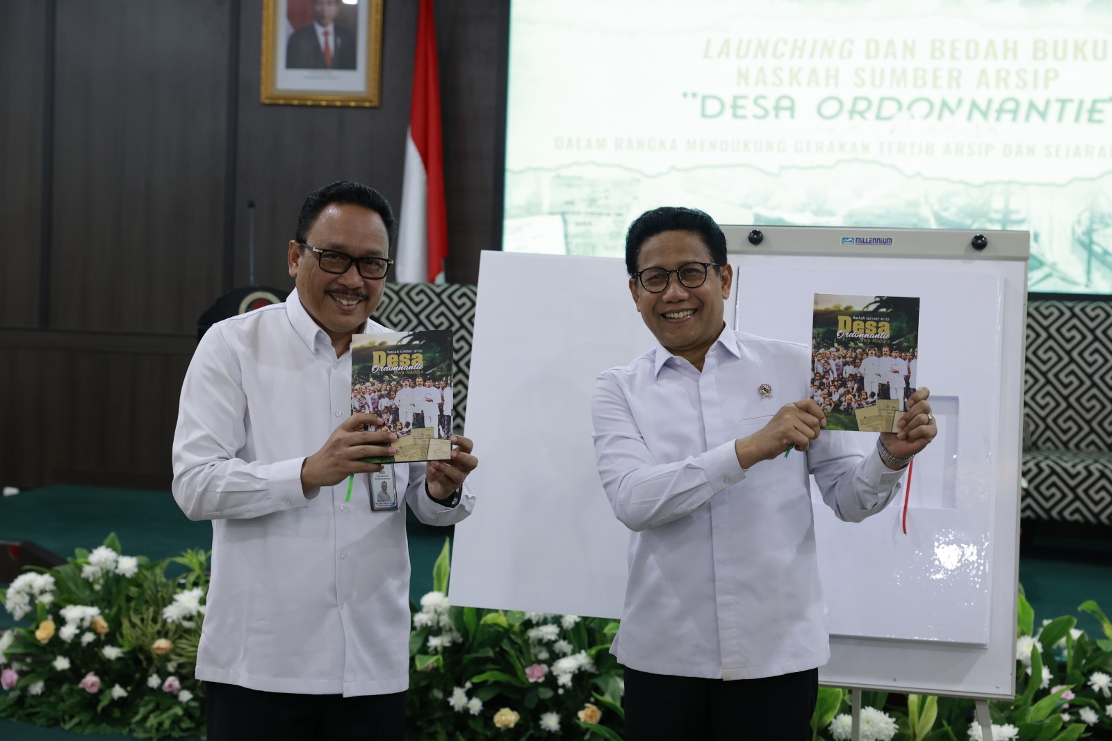 Kementerian Desa PDTT dan ANRI Kolaborasi Penyusunan Naskah Sumber Arsip “Desa Ordonnantie” Jawa - Madura