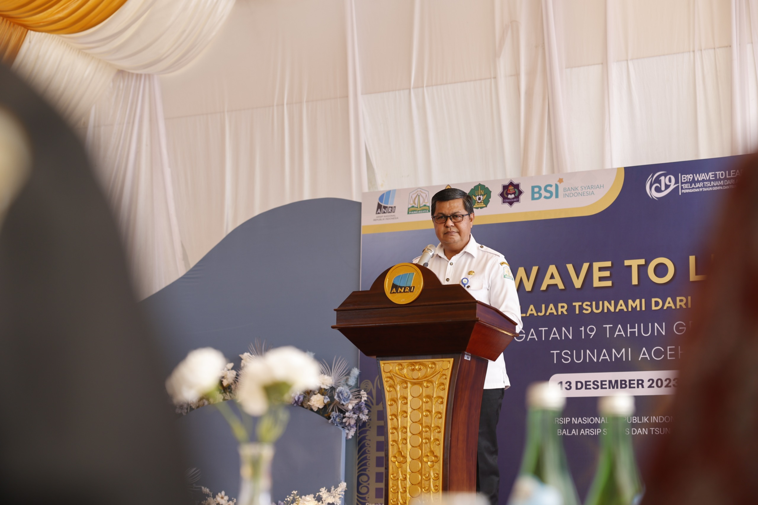 B19 Wave to Learn Jadi Puncak Kegiatan Pameran Arsip Kebencanaan/Arsip Tsunami