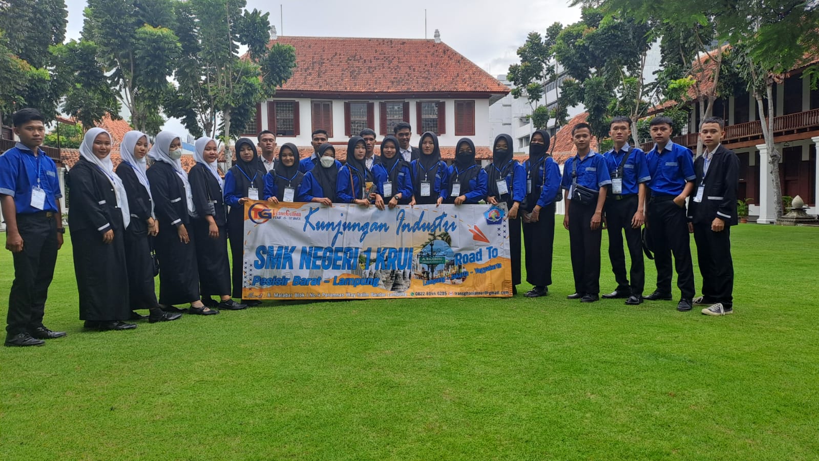 Kunjungan SMK Negeri 1 Krui Lampung ke Pusdipres