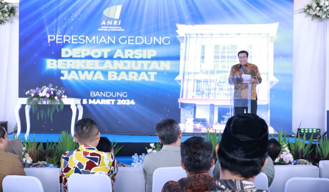 ANRI Resmikan Depot Arsip Berkelanjutan Pertama di Jawa Barat