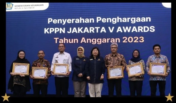 Pusat Jasa Kearsipan Terima Penghargaan KPPN Jakarta V Awards