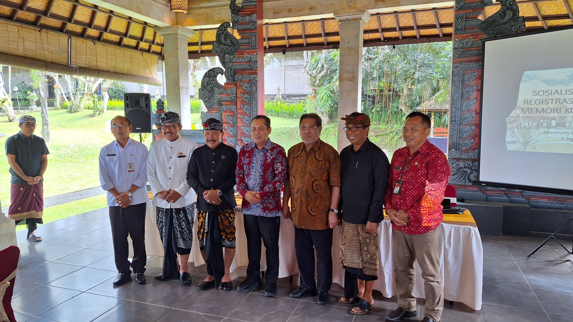 Sosialisasi Program Registrasi Arsip Sebagai Memori Kolektif Bangsa  di Puri Lukisan Ubud, Gianyar, Bali