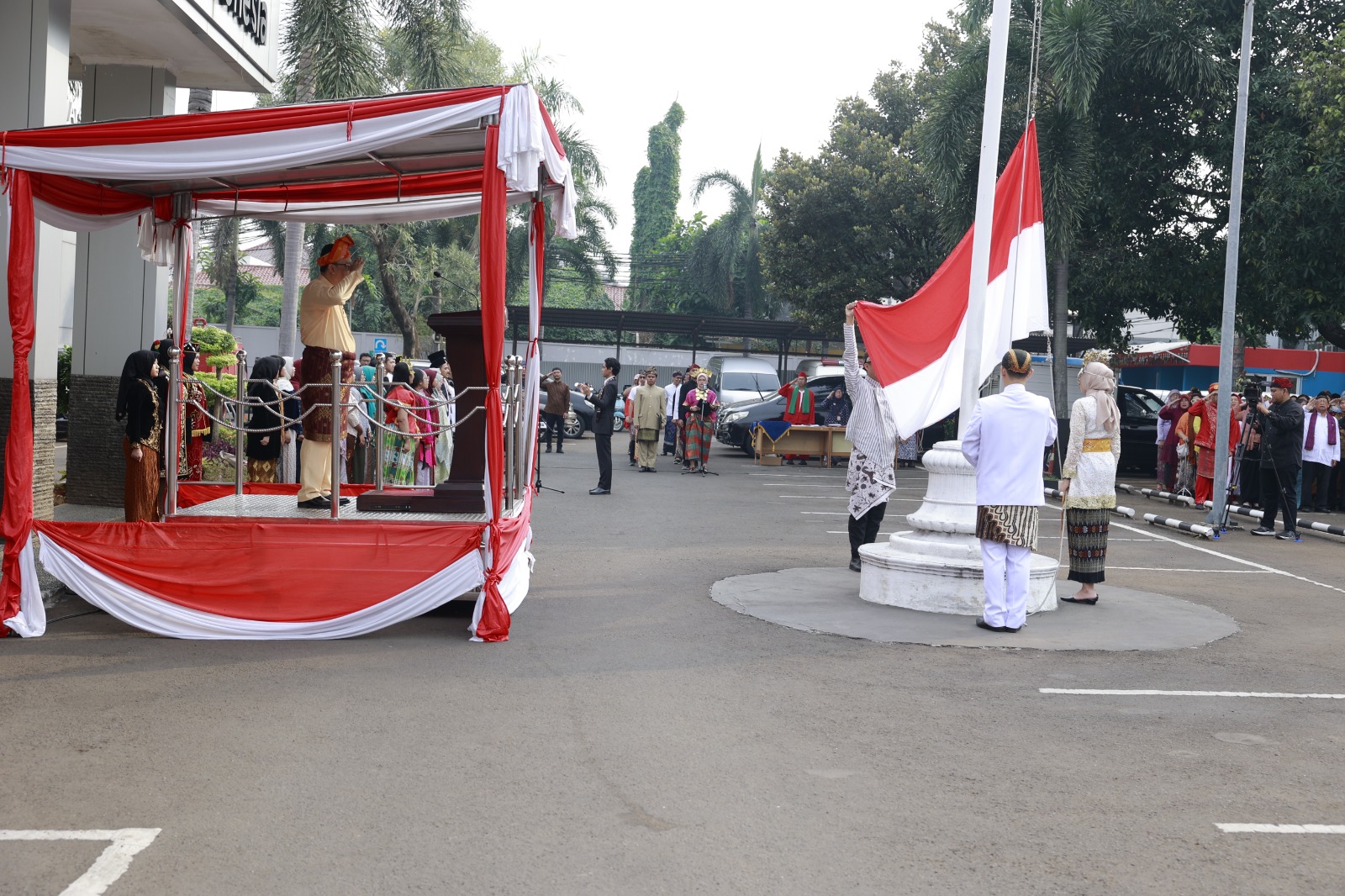 Upacara Peringatan Hari Kemerdekaan Republik Indonesia Ke-79 Di Lingkungan ANRI