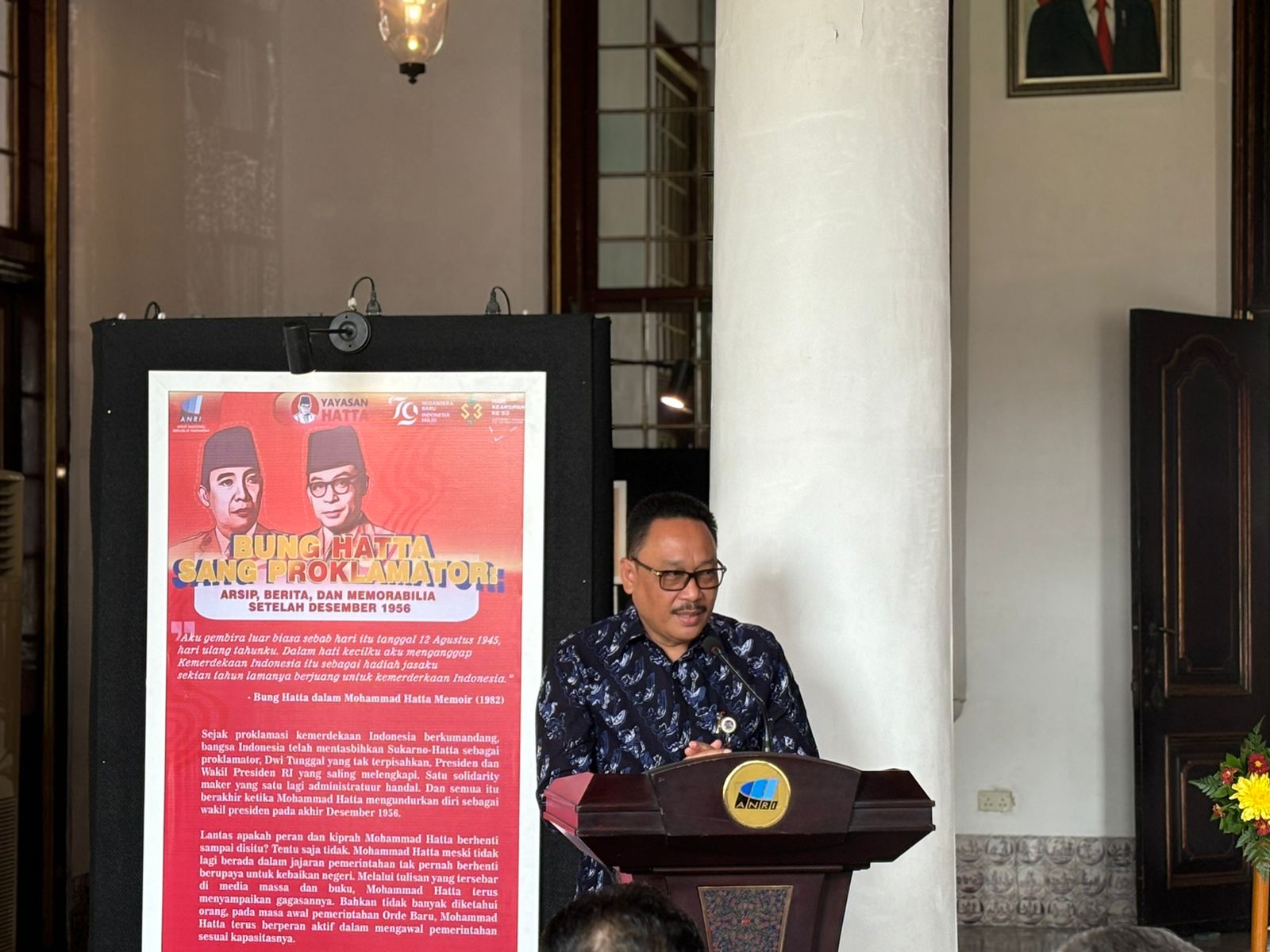 Pusdipres Gelar Pameran Arsip Mohammad Hatta