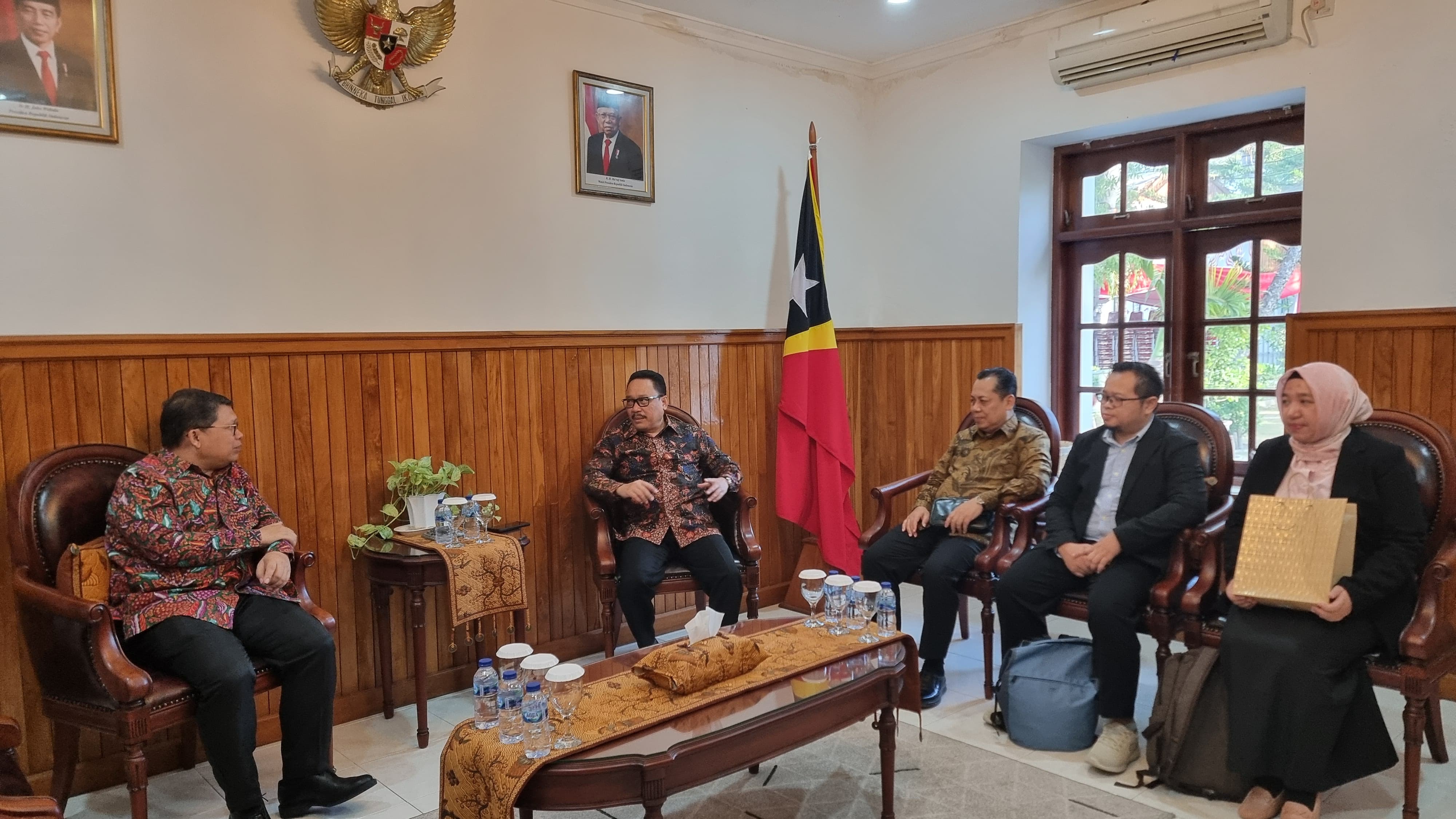 Audiensi Plt. Kepala ANRI dengan Kedubes Timor Leste dan Kunjungan ke Pusat Budaya Indonesia dan Xanana Gusmao Reading Room Museum