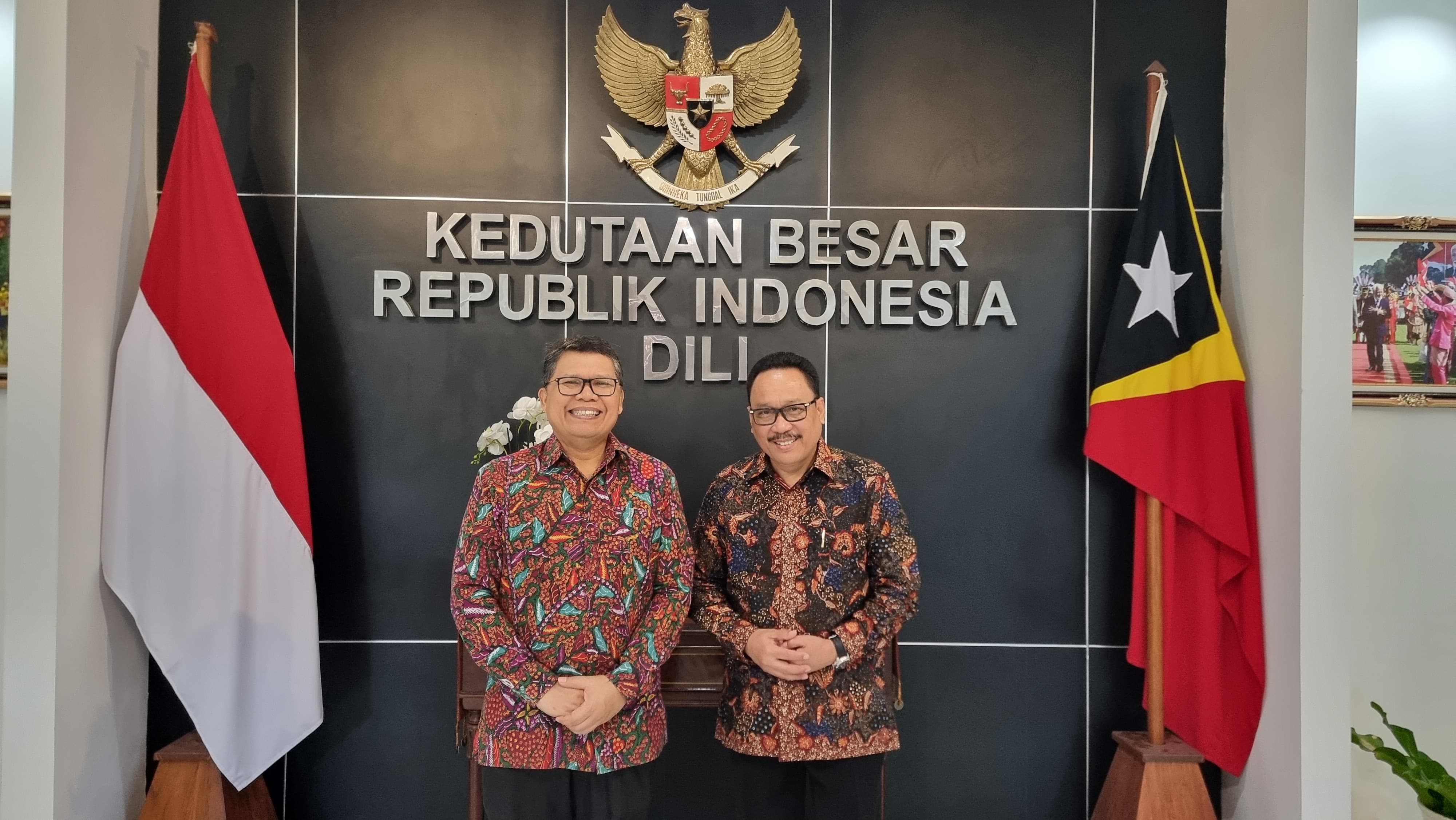 Audiensi Plt. Kepala ANRI dengan Kedubes Timor Leste dan Kunjungan ke Pusat Budaya Indonesia dan Xanana Gusmao Reading Room Museum