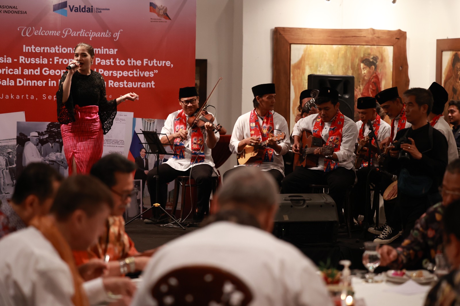 Gala Dinner Delegasi Seminar Internasional di Galeri Seni Kunstkring