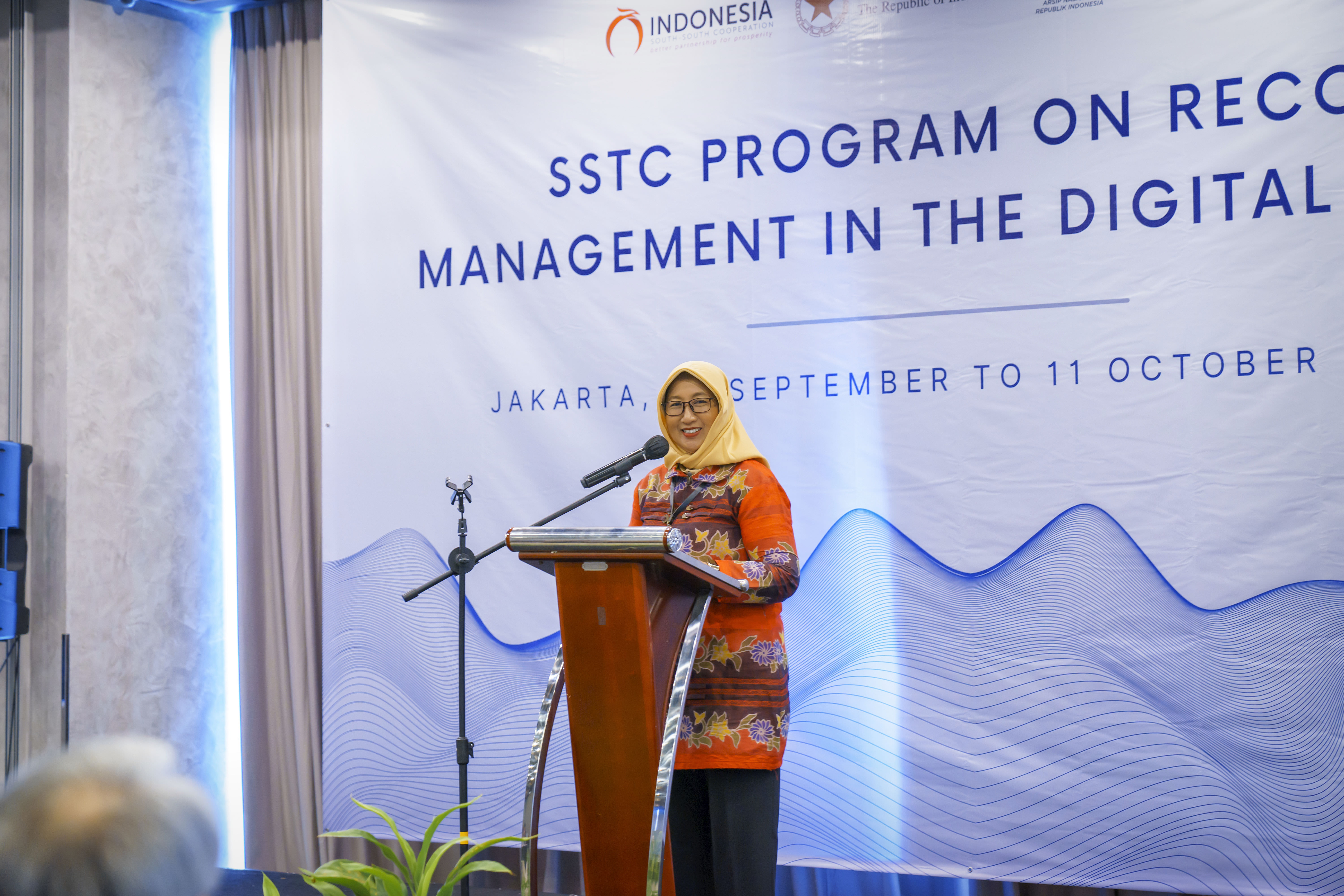 Sesi Pamungkas : SSTC Program on Record Management in the Digital Era 2024 Resmi Dibuka di Jakarta