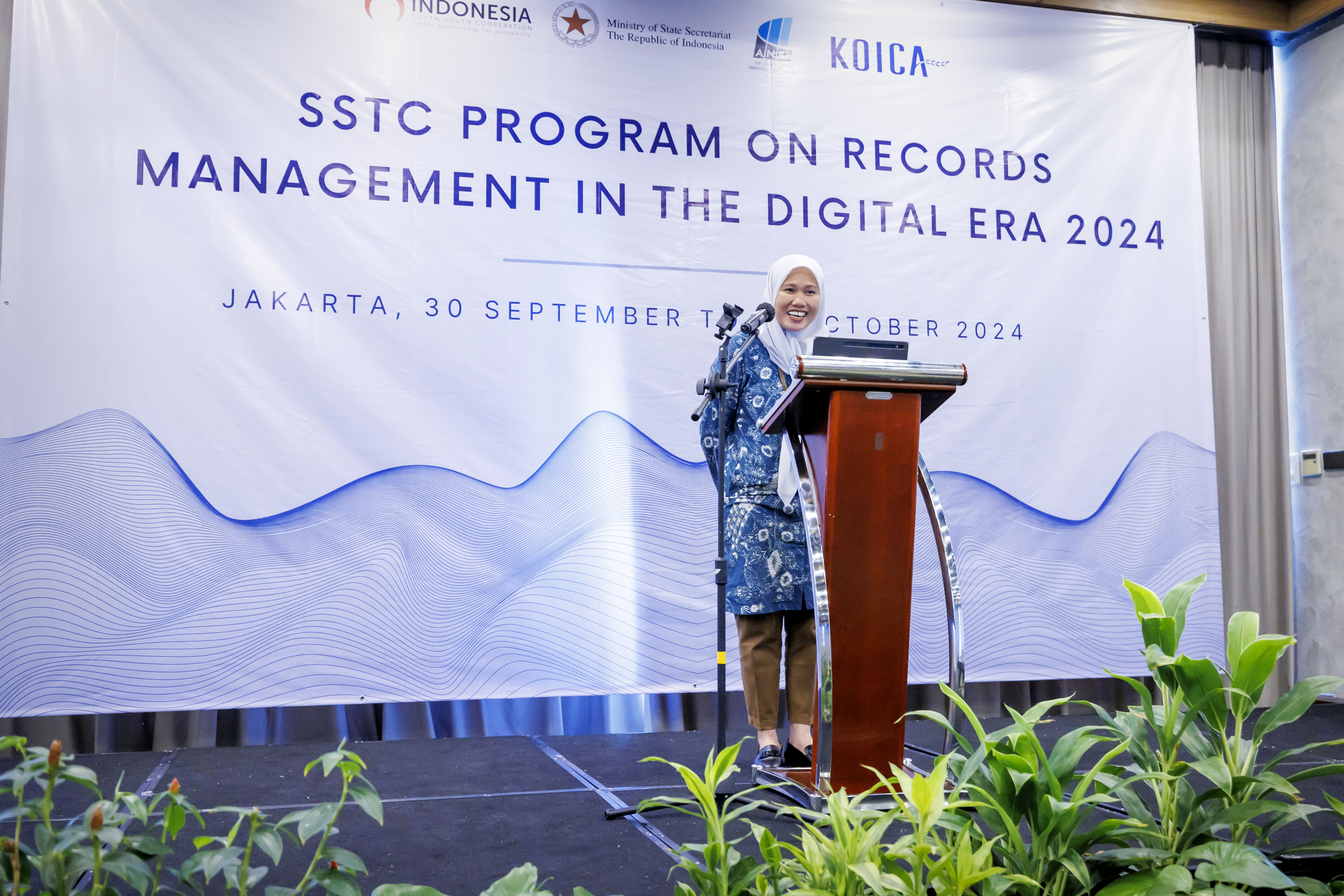 Sesi Pamungkas : SSTC Program on Record Management in the Digital Era 2024 Resmi Dibuka di Jakarta