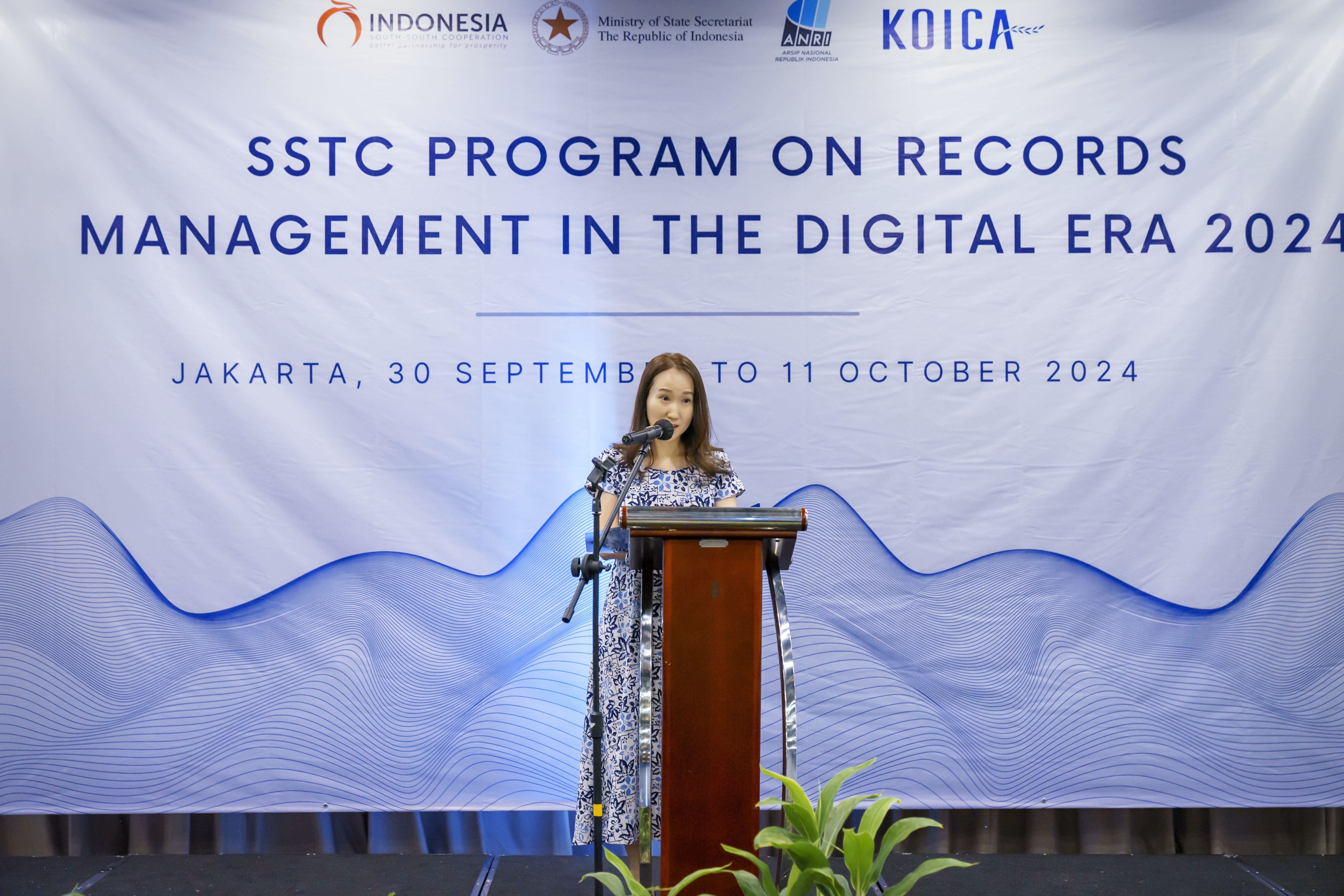 Sesi Pamungkas : SSTC Program on Record Management in the Digital Era 2024 Resmi Dibuka di Jakarta