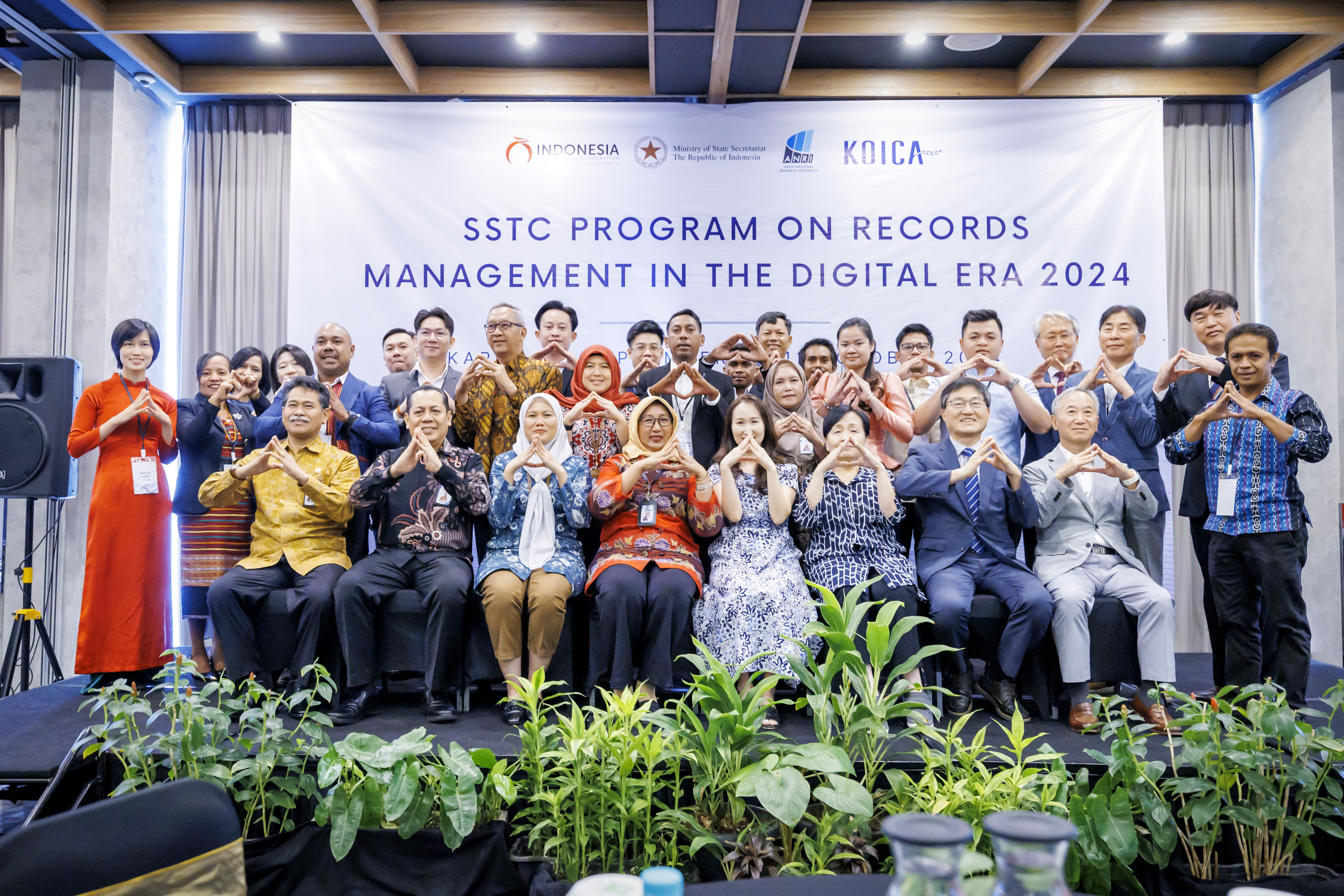 Sesi Pamungkas : SSTC Program on Record Management in the Digital Era 2024 Resmi Dibuka di Jakarta