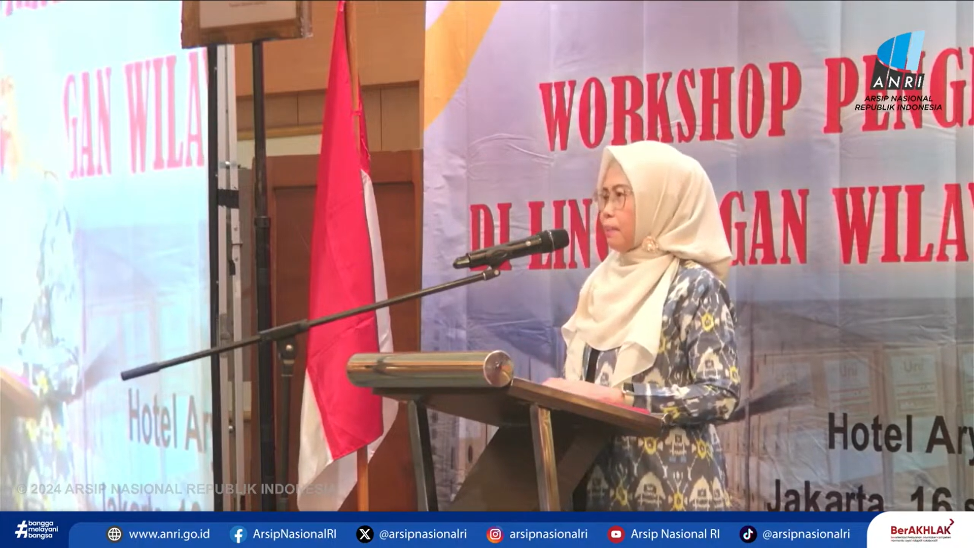 ANRI Gelar Workshop Pengelolaan Arsip Statis di Lingkungan Wilayah Kearsipan Daerah I