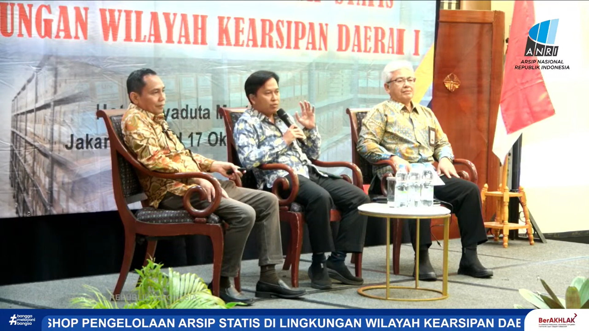 ANRI Gelar Workshop Pengelolaan Arsip Statis di Lingkungan Wilayah Kearsipan Daerah I