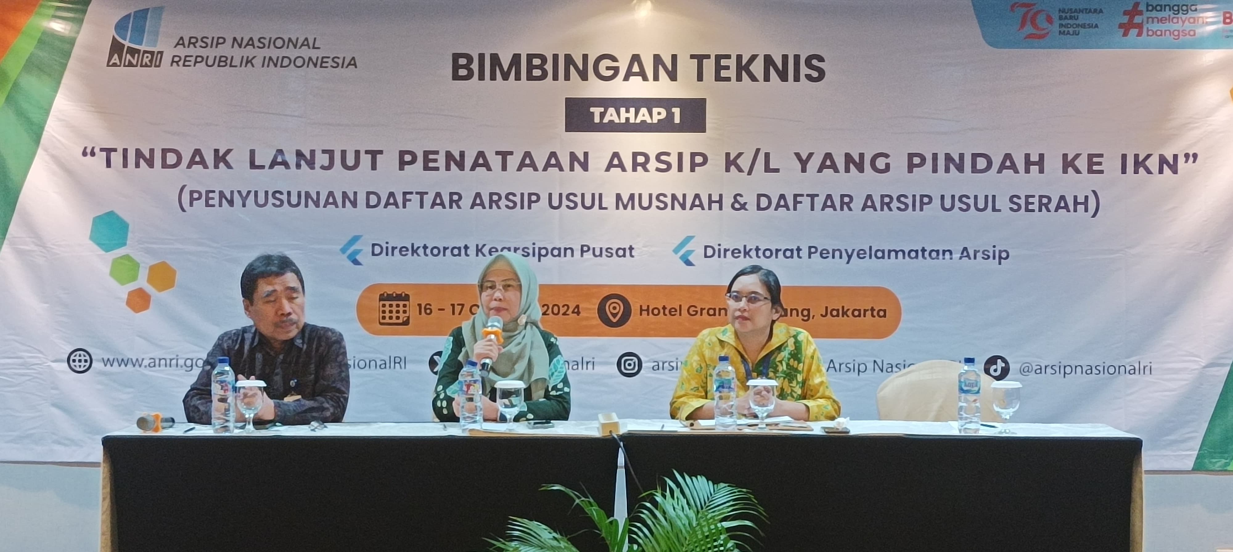 ANRI Selenggarakan Bimbingan Teknis Tindak Lanjut Penataan Arsip Kementerian/Lembaga yang Pindah ke Ibu Kota Nusantara