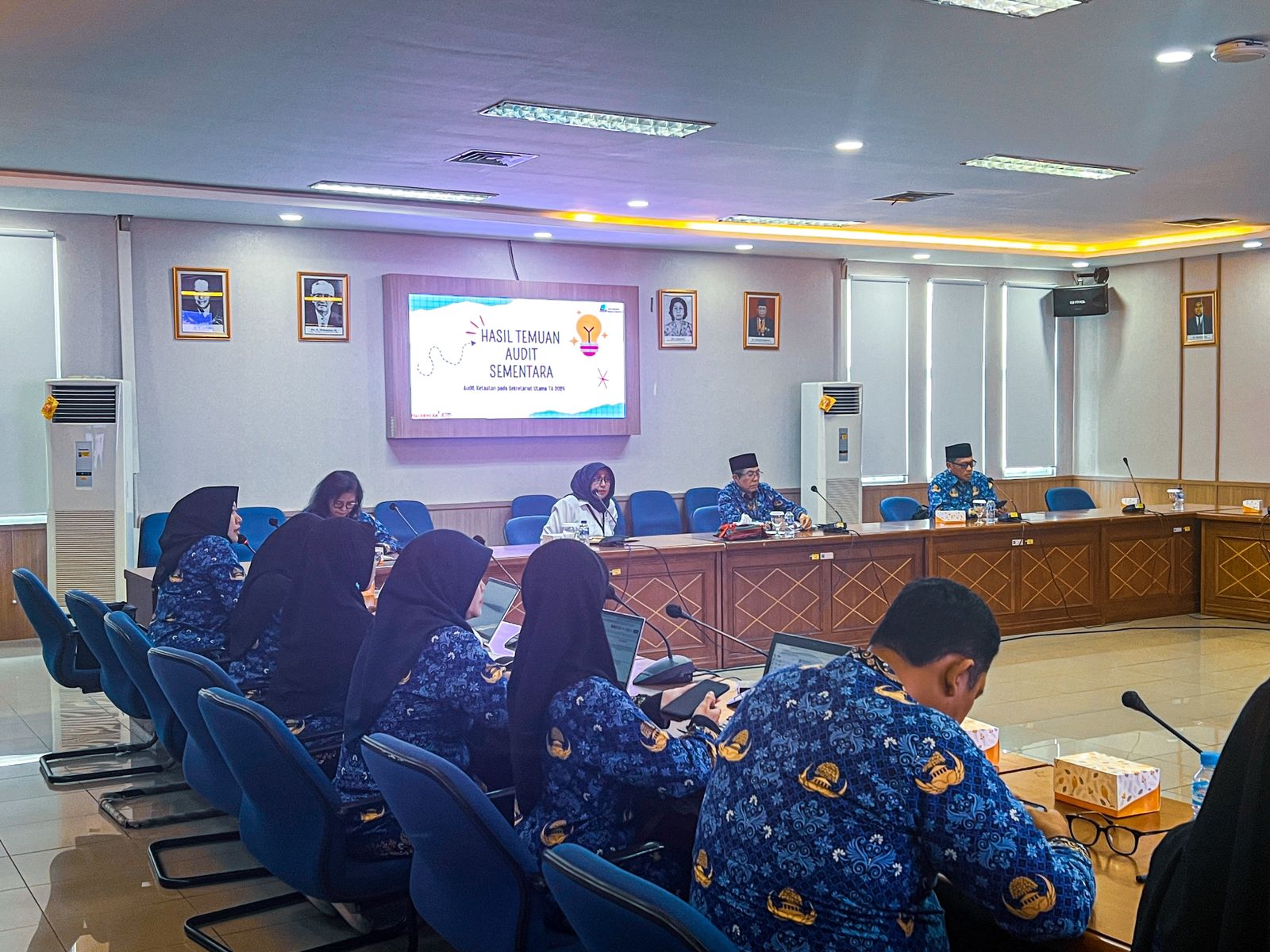 Exit Meeting Audit Ketaatan atas Pengelolaan APBN di Lingkungan Sekretariat Utama