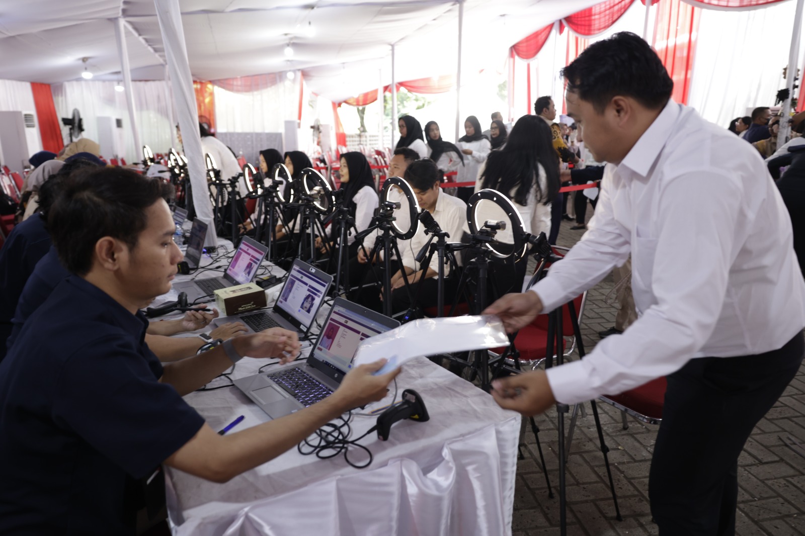 1.357 Peserta Ikuti SKD CPNS ANRI di Titik Lokasi III Jakarta