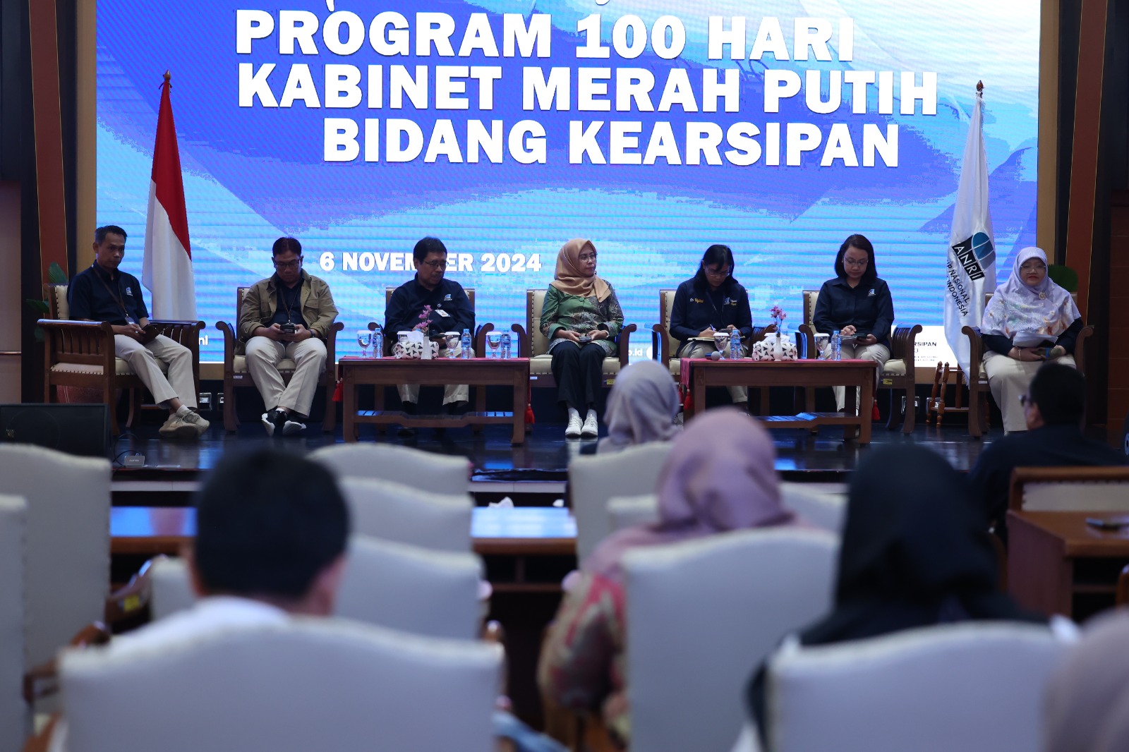 Rapat Koordinasi Program 100 Hari Kabinet Merah Putih Bidang Kearsipan