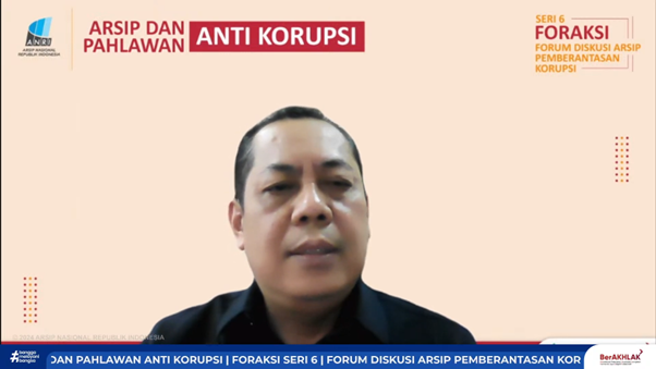 ANRI Gelar Webinar Arsip dan Pahlawan Antikorupsi