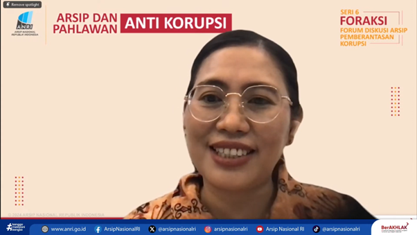 ANRI Gelar Webinar Arsip dan Pahlawan Antikorupsi