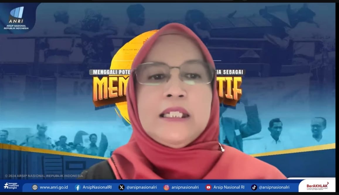 ANRI Selenggarakan Webinar Nasional Menggali Potensi Warisan Dokumenter Indonesia sebagai Memori Kolektif Dunia