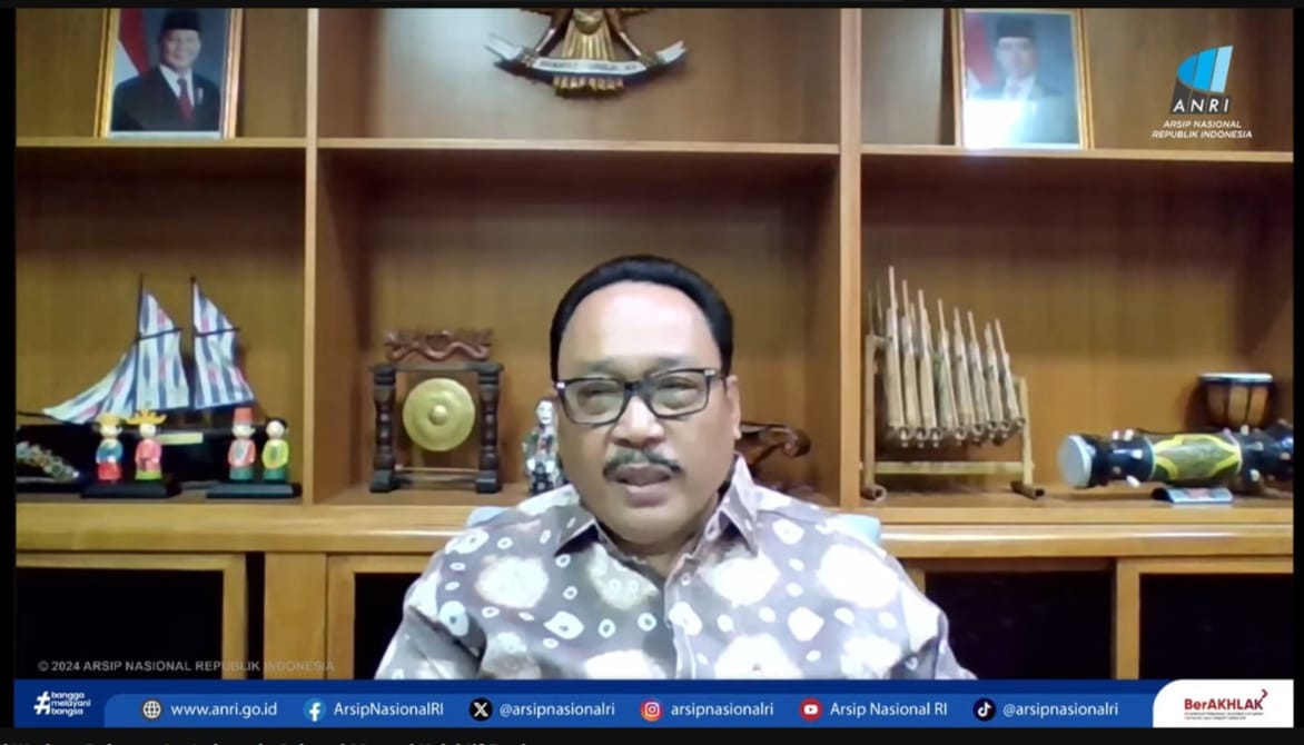 ANRI Selenggarakan Webinar Nasional Menggali Potensi Warisan Dokumenter Indonesia sebagai Memori Kolektif Dunia