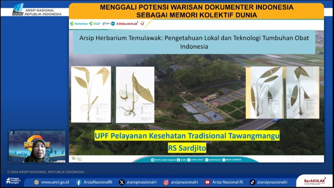 ANRI Selenggarakan Webinar Nasional Menggali Potensi Warisan Dokumenter Indonesia sebagai Memori Kolektif Dunia