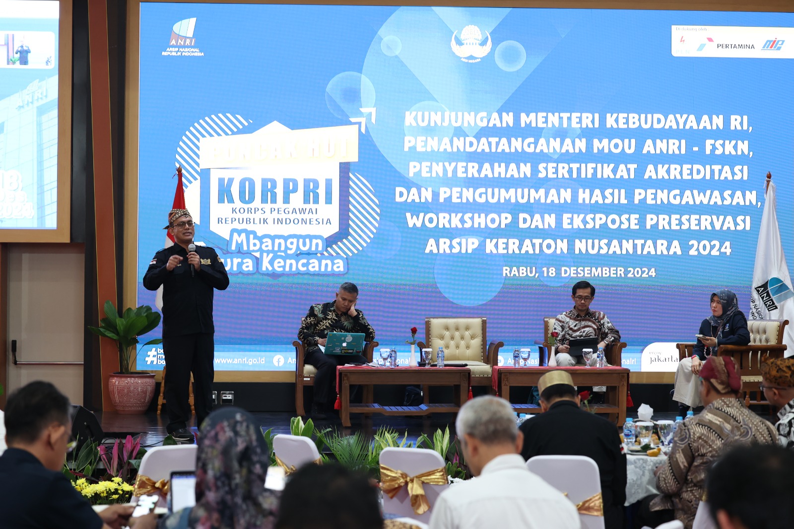 ANRI Gelar Workshop Ekspose Preservasi Arsip Keraton Nusantara 2024